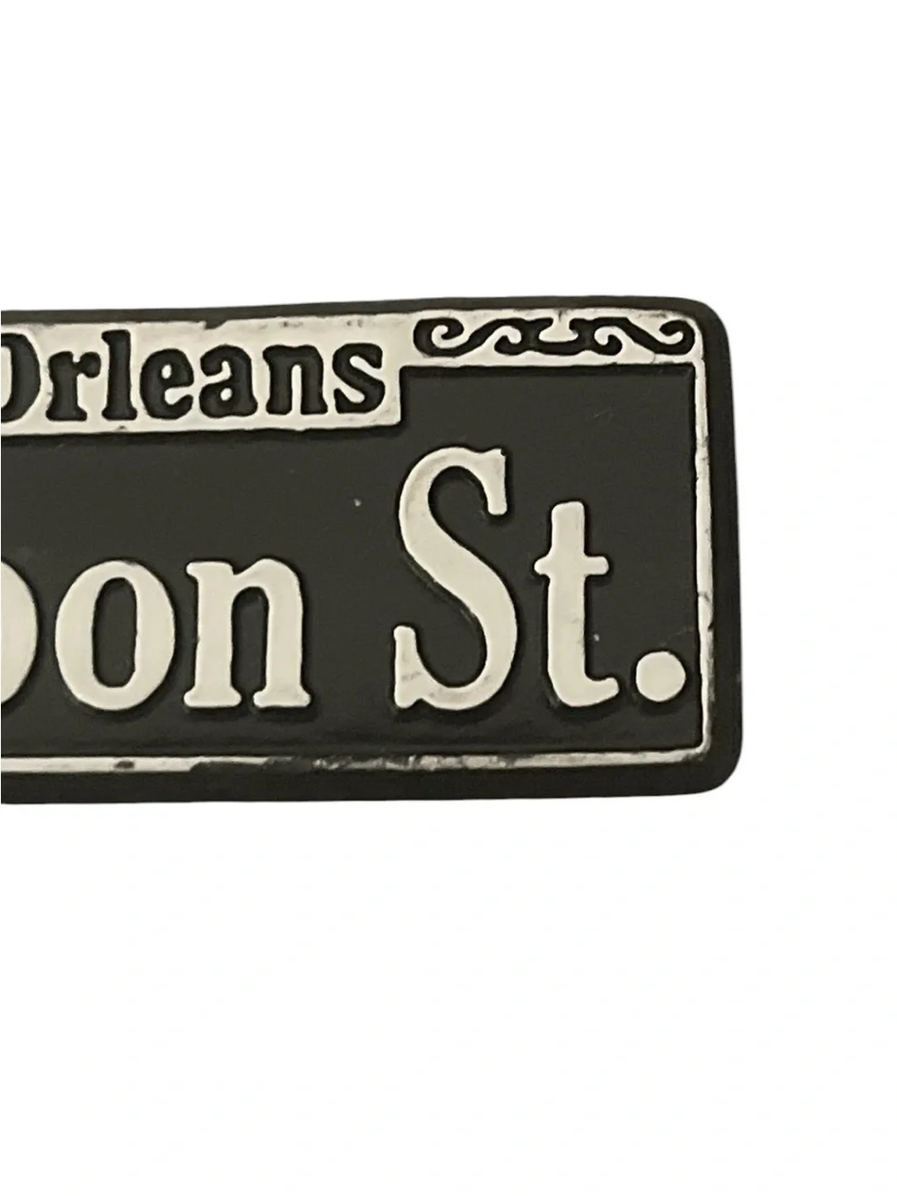 Lot of 2 New Orleans Bourbon St. Rubber Refrigerator Magnet Novelty Travel Jazz